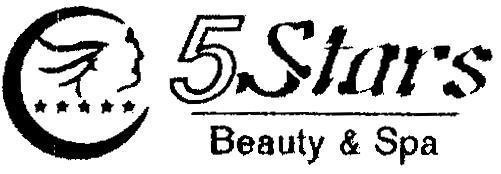 Mẫu nhãn hiệu 5 STARS BEAUTY & SPA