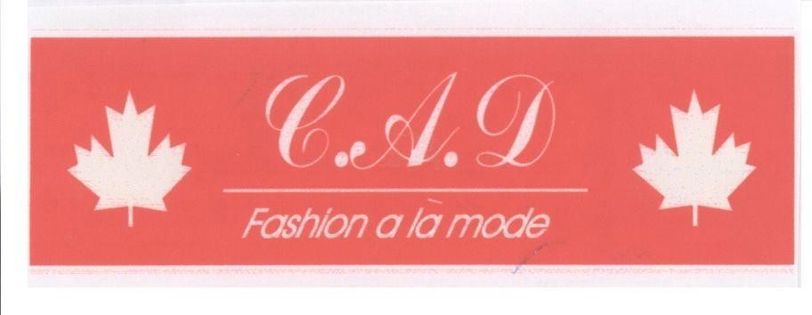 Mẫu nhãn hiệu C.A.D fashion a là mode