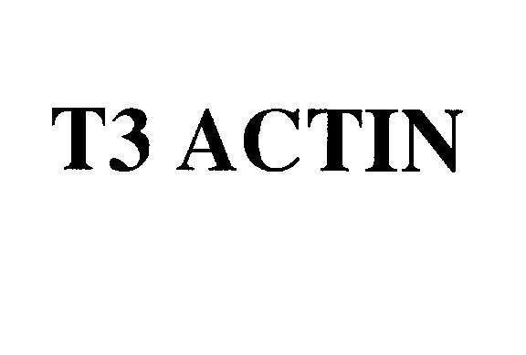 Mẫu nhãn hiệu T3 ACTIN