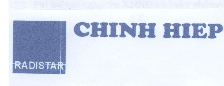 Mẫu nhãn hiệu CHINH HIEP RADISTAR
