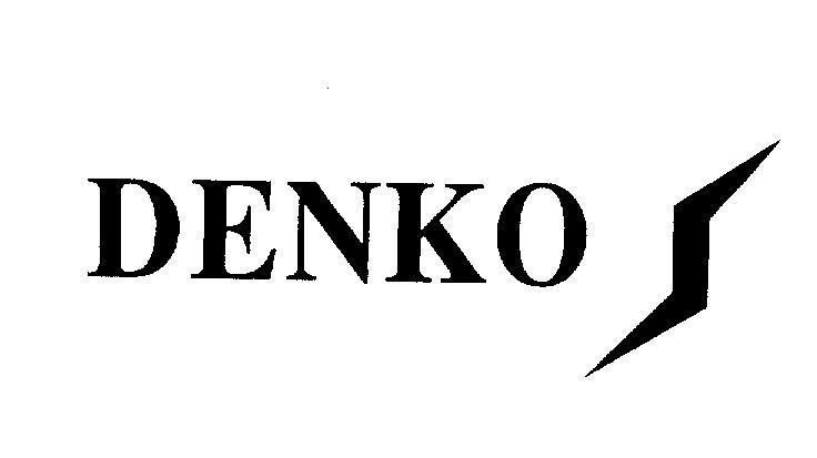 Mẫu nhãn hiệu DENKO