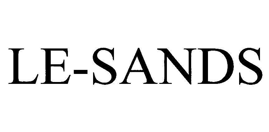 Mẫu nhãn hiệu LE - SANDS