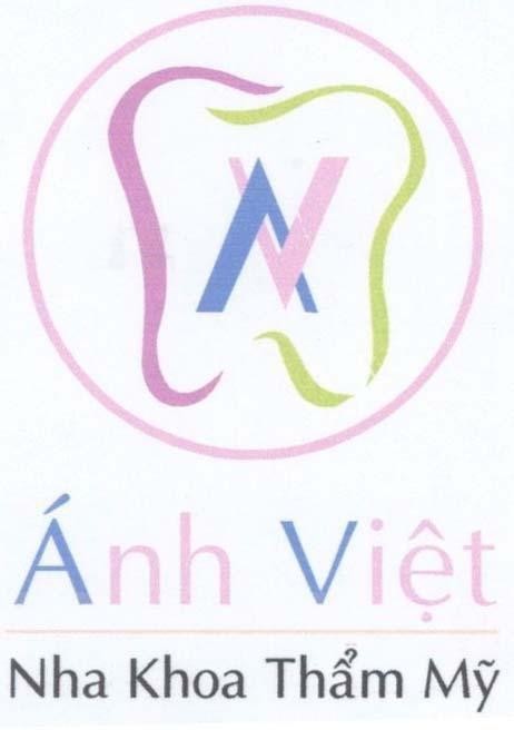 Mẫu nhãn hiệu A V ánh Việt Nha Khoa Thẩm Mỹ