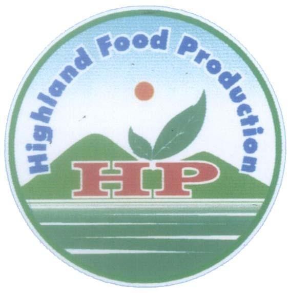 Mẫu nhãn hiệu HP Highland Food Production