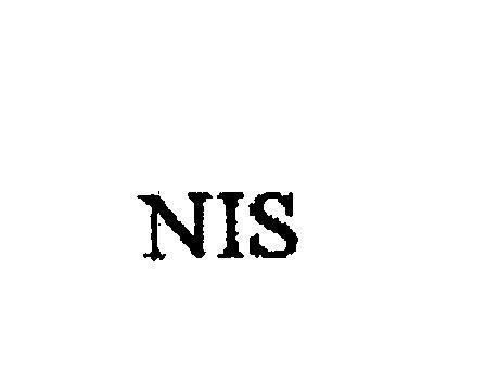 Mẫu nhãn hiệu NIS