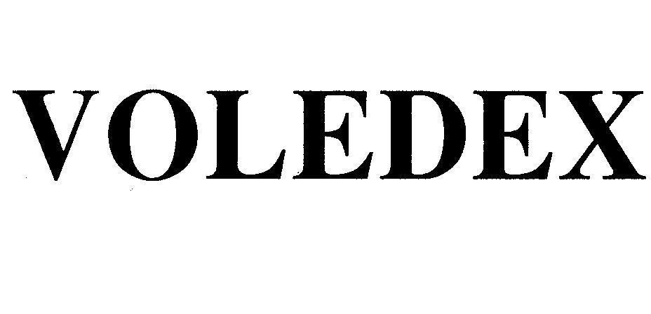 Mẫu nhãn hiệu VOLEDEX