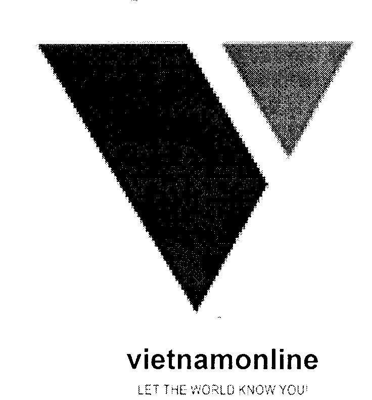 Mẫu nhãn hiệu V vietnamonline LET THE WORLD KNOW YOU!