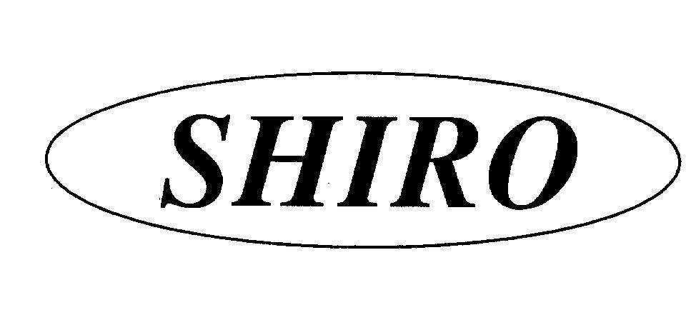 Mẫu nhãn hiệu SHIRO