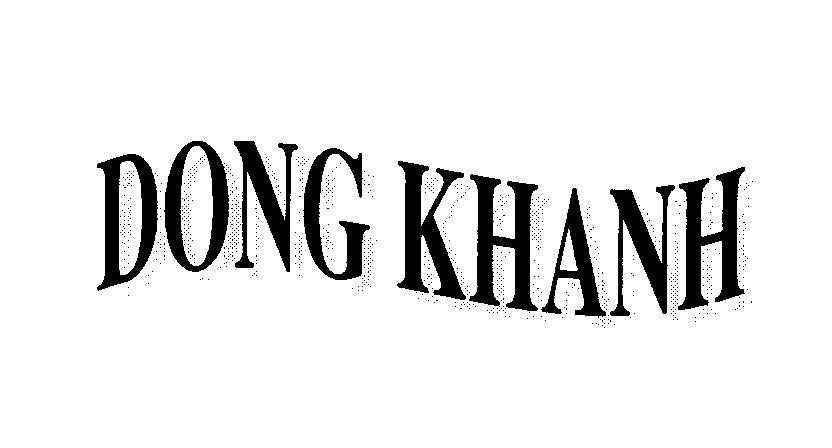 Mẫu nhãn hiệu DONG KHANH
