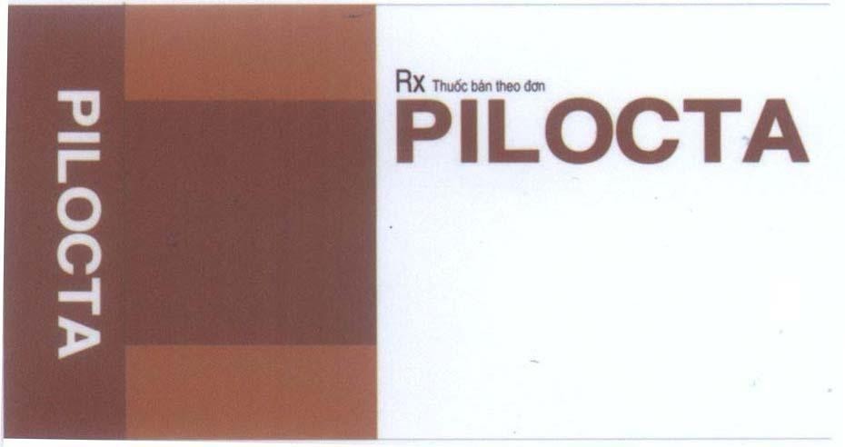 Mẫu nhãn hiệu PILOCTA Rx