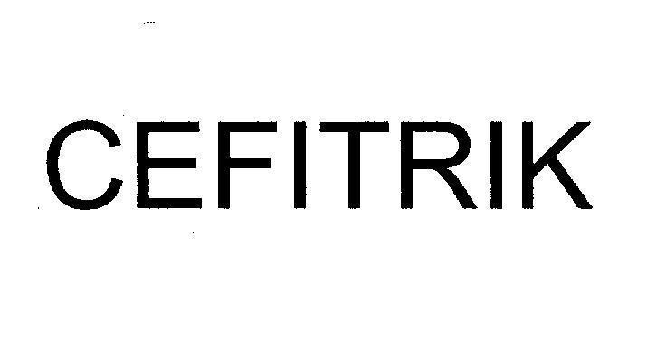 Mẫu nhãn hiệu CEFITRIK
