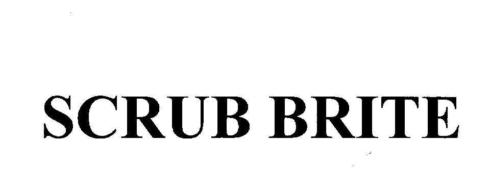 Mẫu nhãn hiệu SCRUB BRITE