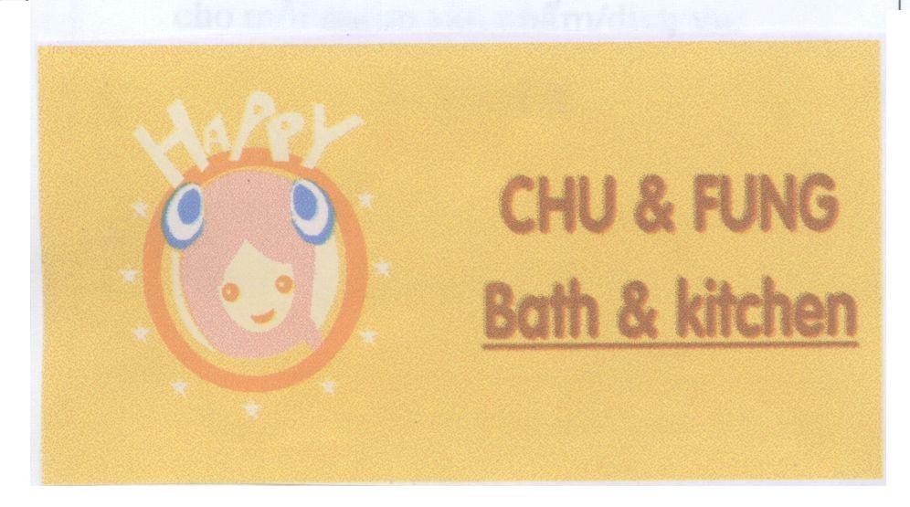 Mẫu nhãn hiệu HAPPY CHU & FUNG BATH & KITCHEN