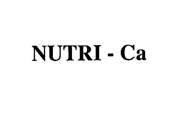 Mẫu nhãn hiệu NUTRI - Ca