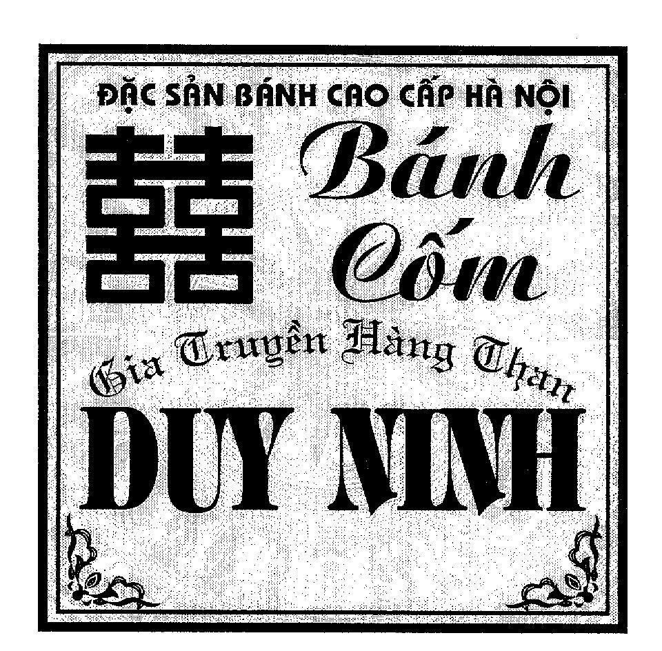 Mẫu nhãn hiệu DUY NINH Bánh Cốm Gia truyền Hàng Than