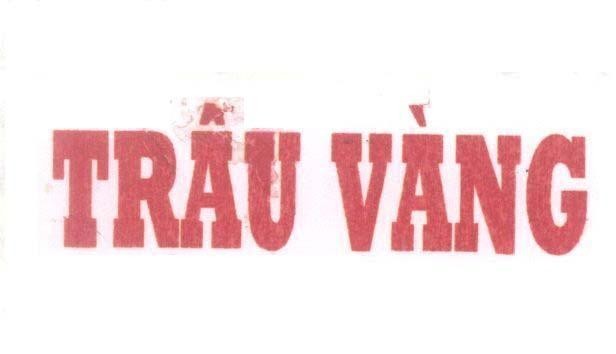 Mẫu nhãn hiệu Trâu Vàng