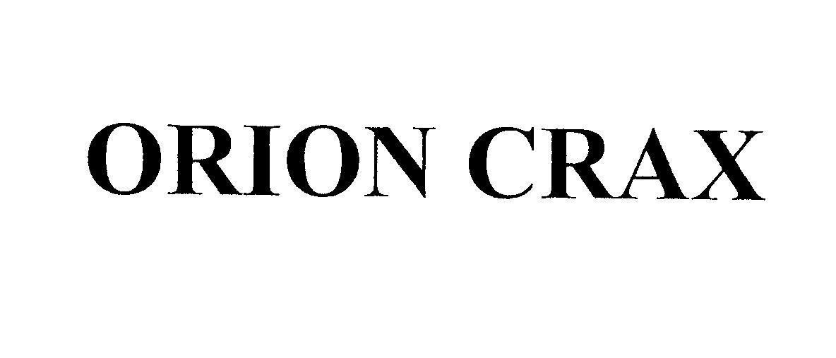 Mẫu nhãn hiệu ORION CRAX