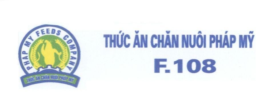 Mẫu nhãn hiệu PHAP MY FEEDS COMPANY Thức ăn chăn nuôi F.108