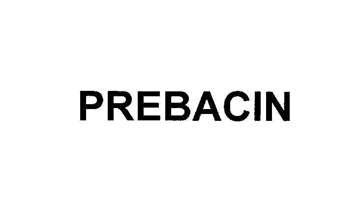 Mẫu nhãn hiệu PREBACIN