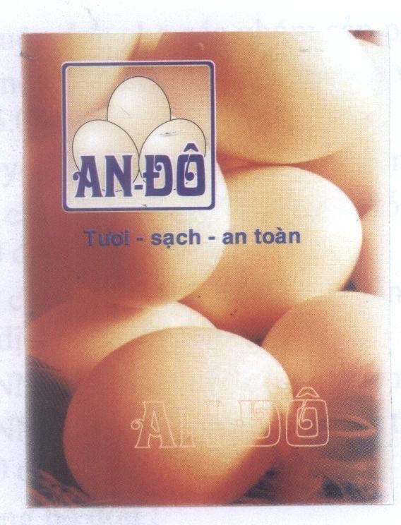 Mẫu nhãn hiệu An Đô Tươi - sạch - an toàn