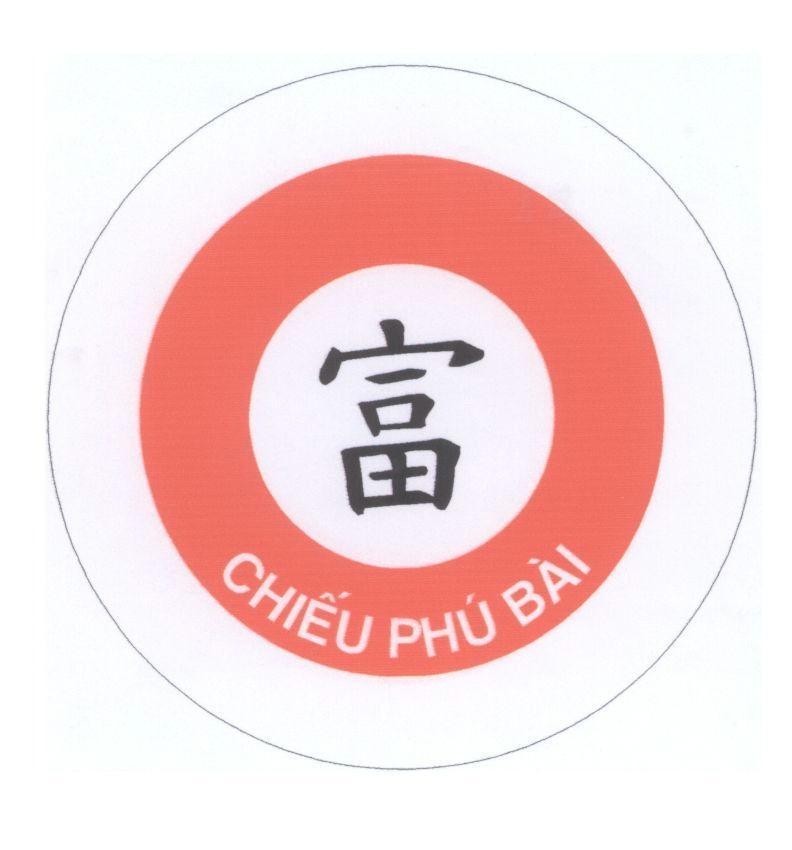 Mẫu nhãn hiệu Chiếu Phú Bài [phú]