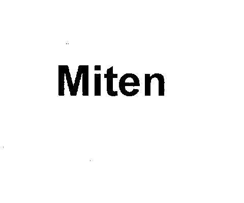 Mẫu nhãn hiệu Miten