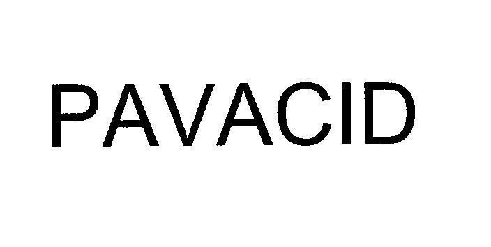 Mẫu nhãn hiệu PAVACID