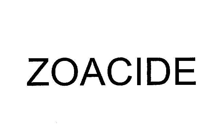 Mẫu nhãn hiệu ZOACIDE