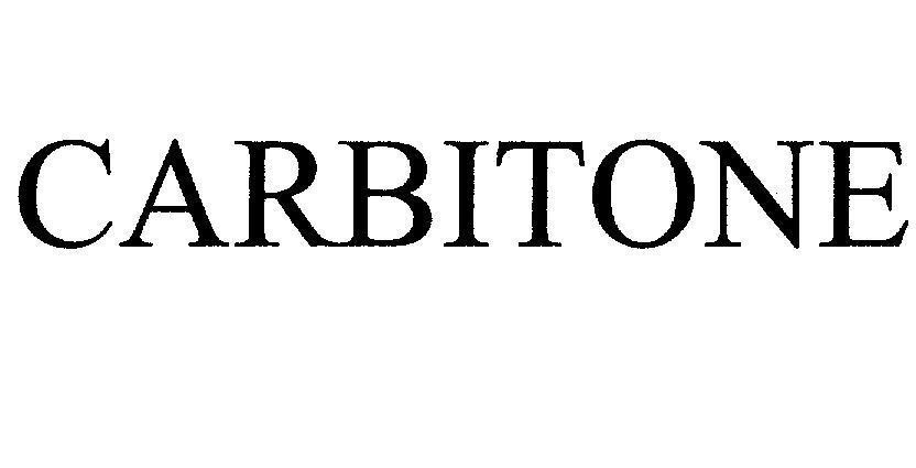 Mẫu nhãn hiệu CARBITONE