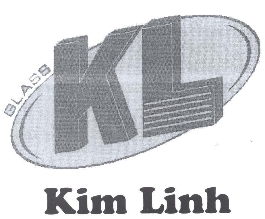 Mẫu nhãn hiệu KL GLASS KIM LINH