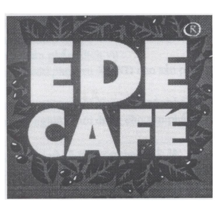 Mẫu nhãn hiệu EDE CAFE