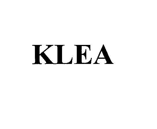 Mẫu nhãn hiệu KLEA