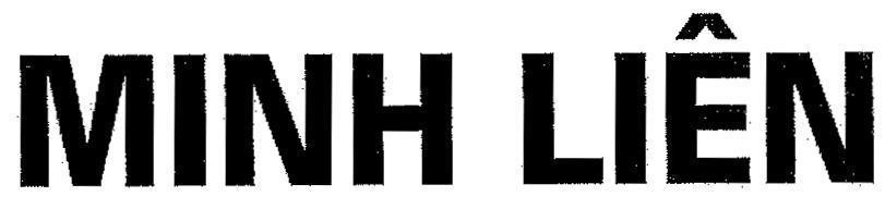 Mẫu nhãn hiệu Minh Liên