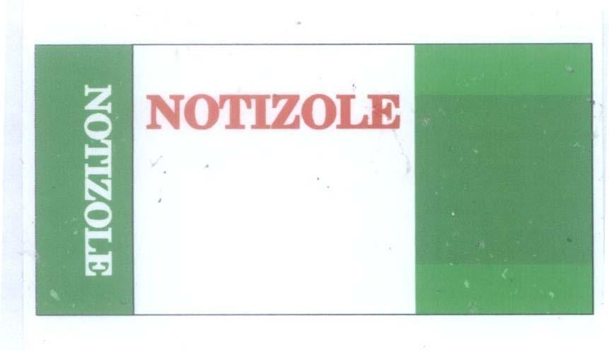 Mẫu nhãn hiệu NOTIZOLE