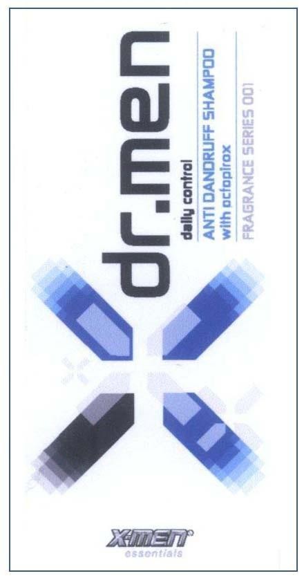 Mẫu nhãn hiệu dr.men daily control X-MEN