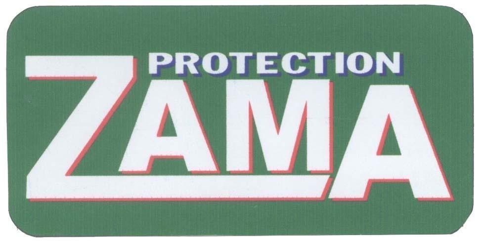 Mẫu nhãn hiệu PROTECTION ZAMA