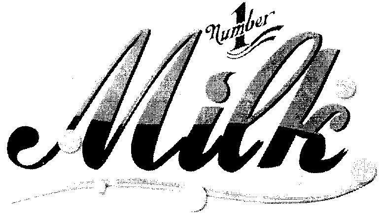 Mẫu nhãn hiệu Number 1 Milk