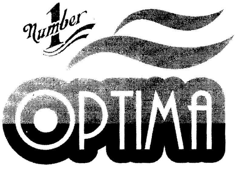 Mẫu nhãn hiệu Number 1 OPTIMA