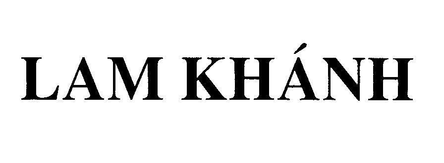 Mẫu nhãn hiệu Lam Khánh