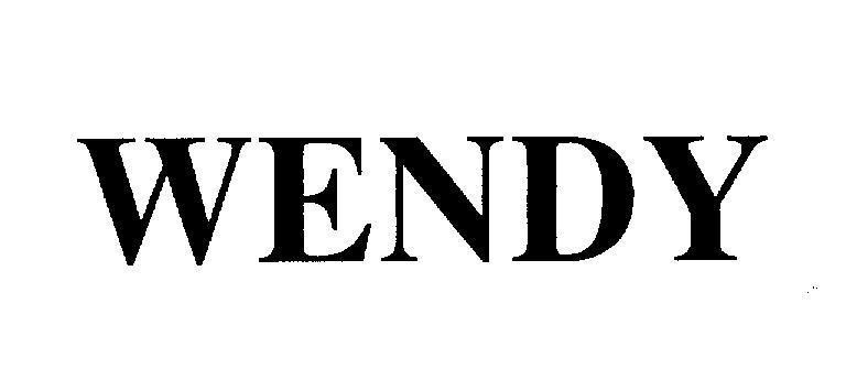 Mẫu nhãn hiệu WENDY