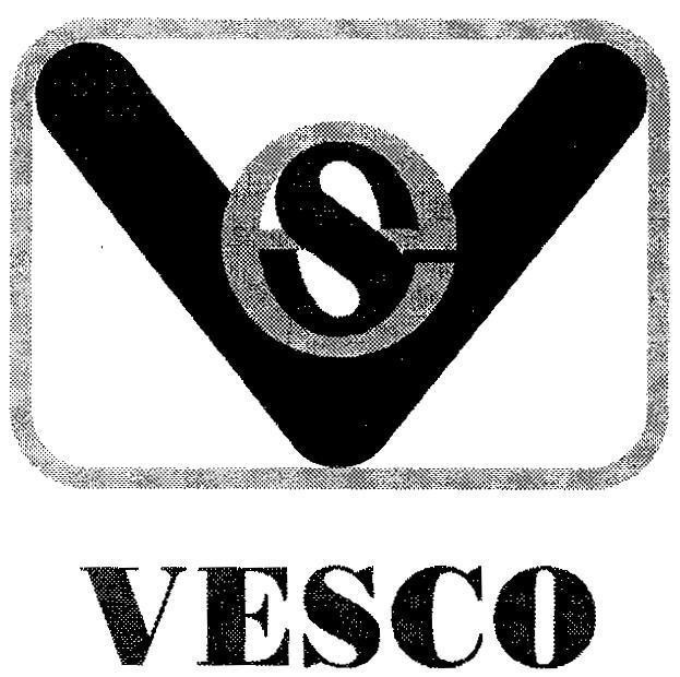 Mẫu nhãn hiệu V E S VESCO