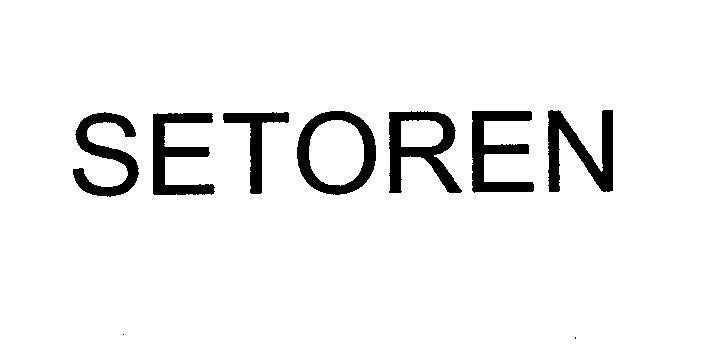 Mẫu nhãn hiệu SETOREN