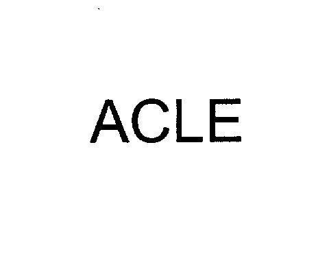 Mẫu nhãn hiệu ACLE