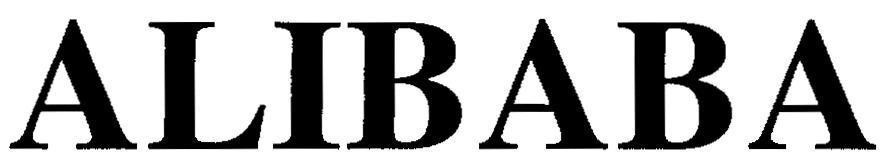Mẫu nhãn hiệu ALIBABA