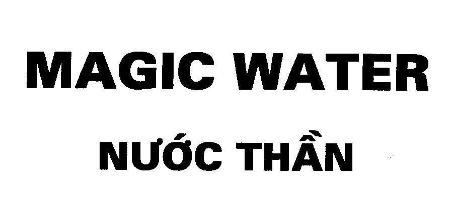 Mẫu nhãn hiệu MAGIC WATER nước thần