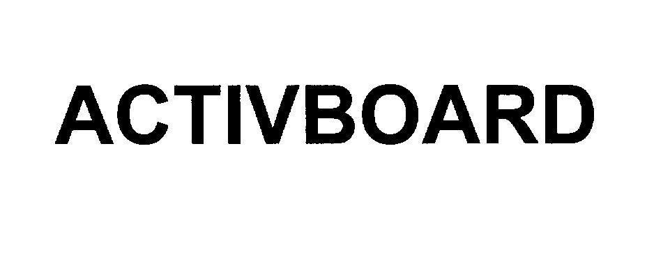 Mẫu nhãn hiệu ACTIVBOARD