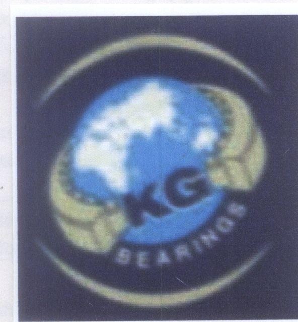 Mẫu nhãn hiệu KG BEARINGS