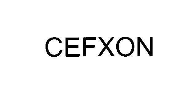 Mẫu nhãn hiệu CEFXON