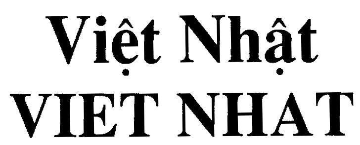 Mẫu nhãn hiệu Việt Nhật VIET NHAT