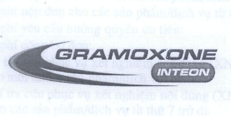Mẫu nhãn hiệu GRAMOXONE INTEON